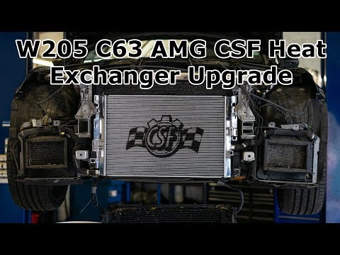 W205 C63 AMG (4.0T) All-Aluminum Heat Exchanger (Charge Cooler Water Radiator)