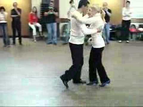  Roberto Herrera  and  Tamara Bisceglia  are  dancing  to  a  tango