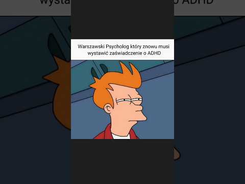 AHHH ta WaRsZaWkA 😂 #psychologia #psychoterapia #psychika #adhd #diagnoza