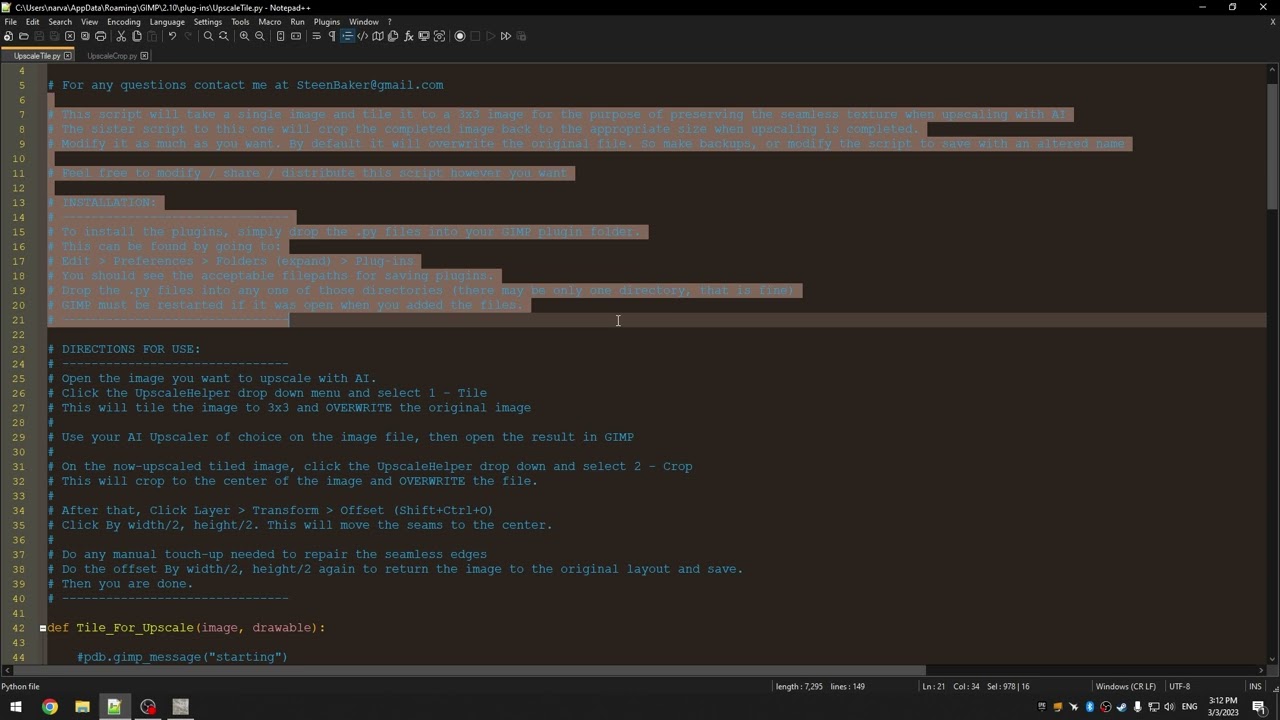 Seamless Texture AI Upscale Helper