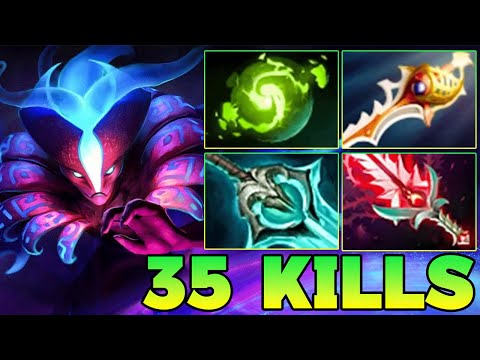 35 Kills Spectre Dota 2 Safelane 7.39 Carry Meta Pro Gameplay Jungle Build Guide 7.40