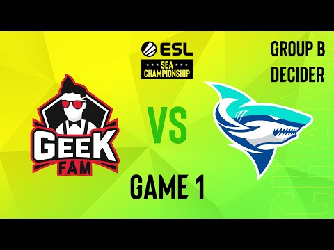 Geek Fam vs MS Chonburi (DECIDER SERIES) - Game 1 [ESL SEA Championship]