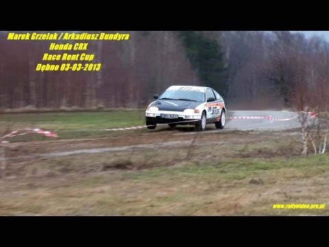 Marek Grzelak / Arkadiusz Bundyra - Honda CRX - Race Rent Cup Dębno 03-03-2013