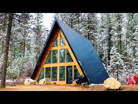 Romantic Beautiful  A Modern Cabin, Mountain A-frame | Lovely Tiny House