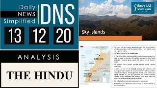 THE HINDU Analysis, 13 December 2020 (Daily News Analysis for UPSC) – DNS