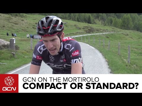 Is A Compact Faster Than A Standard Chainset? GCN Vs. The Mortirolo | Giro D'Italia 2015