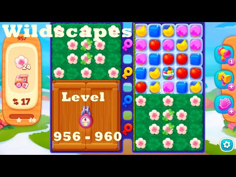 Wildscapes Level 956 - 960HD Walkthrough | Gameplay | 3 - match game | ios | android | pc | app
