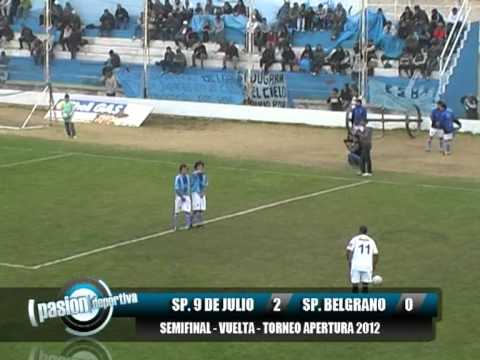 Sp. 9 de Julio 2 Sp. Belgrano 0 Semifinal (Vuelta)