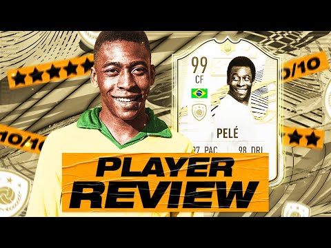 THE BEST CARD EVER? FIFA 21 ULTIMATE TEAM PRIME ICON MOMENTS 99 PELE PLAYER REVIEW