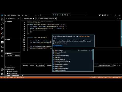 Creating Responsive Cascading Dropdown List Using Html Css Javascript