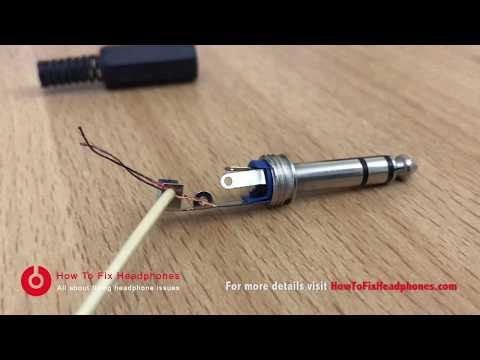 How To Solder An Audio Cable To An Audio Jack (Fix - Repair Headphone Jack)