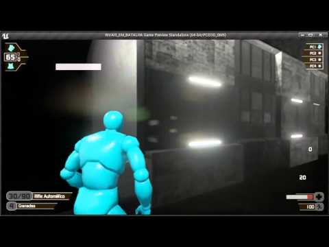 RIVAIS EM BATALHA   Início da montagem do mapa Base Militar na Unreal 4