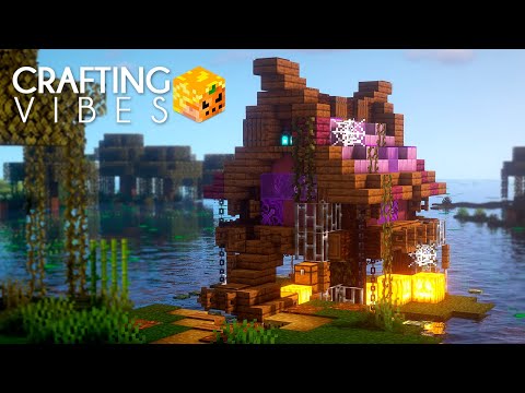 Minecraft: How to build a WITCH HUT [Halloween special]