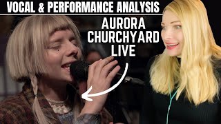 Vocal Coach/Musician Reacts: Aurora - Churchyard (Live on KEXP) In Depth Analysis!