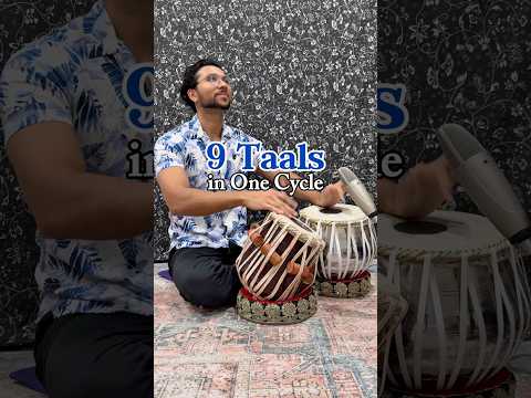 9 Taals within Teentaal 🧬 #tabla #zakirhussain #taal #hindustaniclassicalmusic #indianclassical