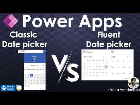 Fluent Date control Vs Classic Date control in Power Apps