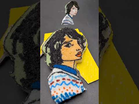 Reverse Play⬅️⏪ I drew Mike Wheeler Stranger Things whit magic sponge