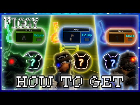 [Roblox] Piggy How To Unlock Sterling,Percy & Boris Skin (PIG 64 PART 2)🔑