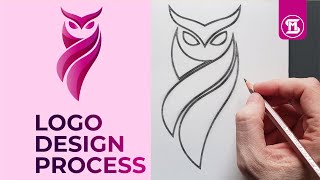the logo design process from sketch to the end | adobe illustrator tutorial