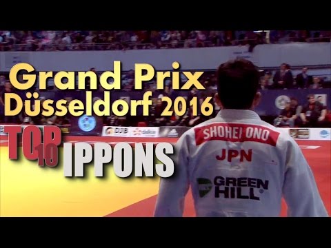 TOP 10 Ippons ♦ 柔道 Judo Grand Prix DÜSSELDORF 2016 ♦ JudoNetwork