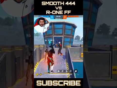 SMOOTH VS R-ONE FF🔥 1VS1 FIGHT⚡ #freefire #shorts #nonstopgaming #1vs1