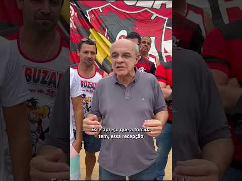 Ex-presidente do Flamengo é recebido pela Torcida Organizada Urubuzada em Aperibé-RJ