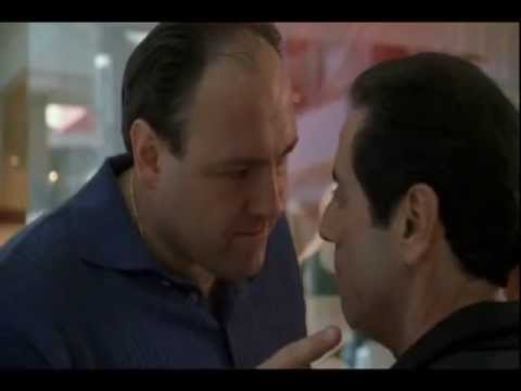 Tony Soprano checks Richie Aprile. RIP James Gandolfini