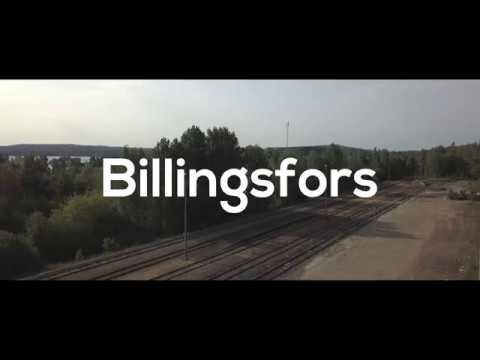 T44 shunting in Billingsfors 8-8-2018 (drone, in the rain)