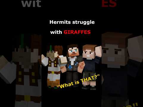Hermits and Giraffes | Joel, Impulse and Skizz Fan Edit #hermitcraft #guessthebuild #fanedit