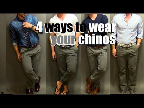 4 Ways To Wear Your Chinos | A Chino Tutorial