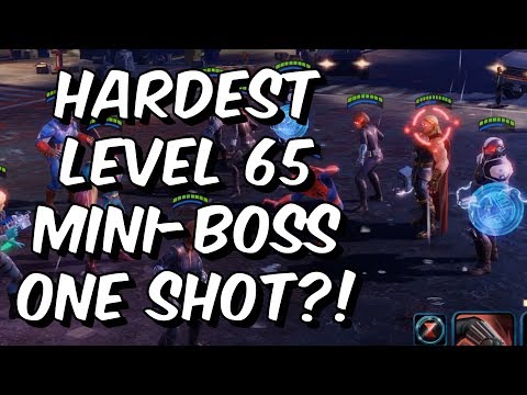 Hardest Level 65 Raid Mini-Boss One Shot?! - INSANE takedown - Marvel Strike Force
