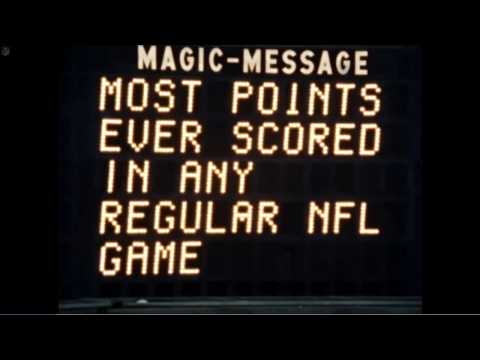 The Highest Scoring Game in NFL History - Redskins vs Giants 1966
