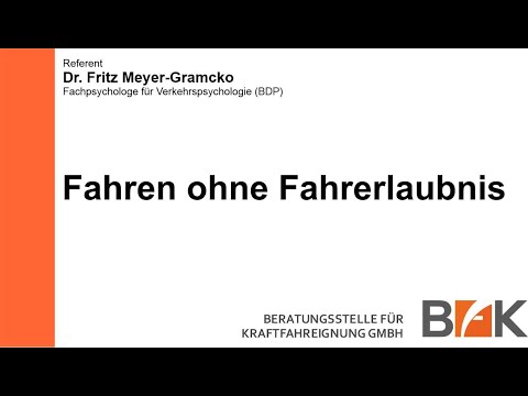 Fahren ohne Fahrerlaubnis