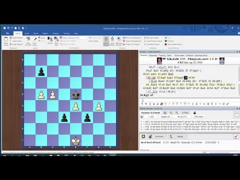 Õppevideo 1. Etturilõppmängud 1 Kalle Kiik - Antti Pihlajasalo 1994
