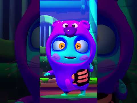 Halloween Gummy Bear Song 👻🎶 | Mini Moonies Funny Cover for Kids #shorts