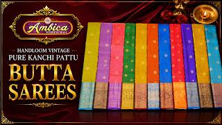 👑 Handloom Vintage Pure Kanchi Pattu Butta Sarees Collection | Ambica Wedding Mall Ramnagar