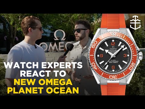 Watch experts react to new Omega Planet Ocean 2025 collection