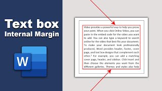 How to remove Text box Internal Margin in Microsoft word