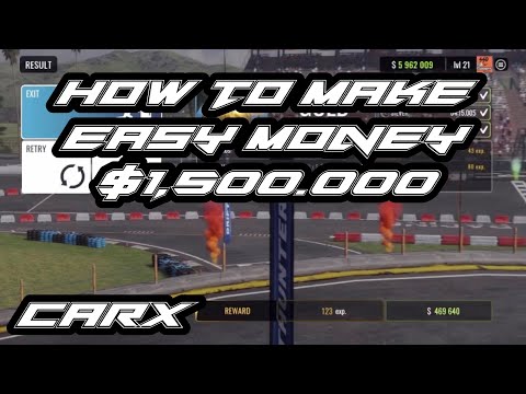 CarX Drifting Tutorial how to make money easy $1,500,000 in 2 minutes Xbox Ps4 Pc