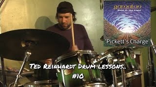 'Pickett's Charge' Ted Reinhardt drum lesson #10