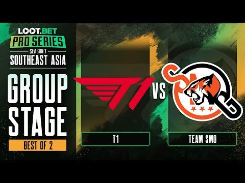 T1 vs Team SMG Game 1 - Pro Series 7 SEA: Group Stage w/ Ares & Black^