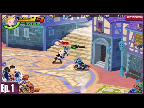 WE MUST DEFEAT THE DARKNESS! - Kingdom Hearts Unchained X Walkthrough - Ep. 1