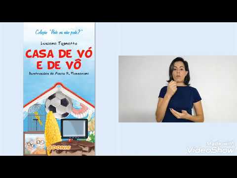 CASA DE VÓ E DE VÔ - EM LIBRAS