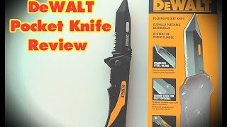 DeWALT Folding Pocket Knife Review- DWHT 10272