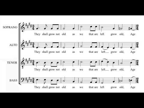 Douglas Guest | For the Fallen (with score)