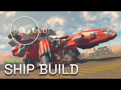 How to Ship Build in Starfield (AWESOME STARTER SHIP)