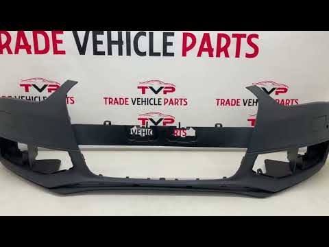 Fits Audi A4 B8 S-Line 2012-2015 Front Bumper Primed With Pdc & Washer Holes video