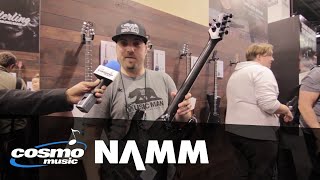 Ernie Ball Music Man Steve Lukather Luke III Tumescent Electric Guitar - Cosmo Music at NAMM 2017