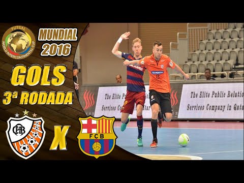 Gols Carlos Barbosa X Barcelona | 3ª Rodada | Mundial de Futsal 2016 (26/06/2016)
