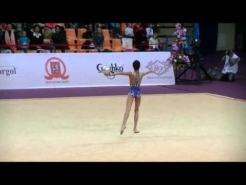 Ayupova Ekaterina (RUS) ball Int Comp Junior Grand Prix Moscow 2015